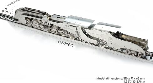 مجموعة نموذج ثلاثي الابعاد من تايم فورماشين، نموذج قطار بمقياس عتيق، نموذج قطار بخاري متحرك، احجية ثلاثية الابعاد للبالغين - مجموعة معدنية ذاتية الصنع، نموذج معدني قابل للتجميع، مجموعة بناء قطار in Kuwait