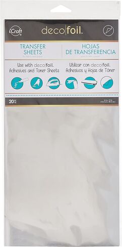 iCraft - 418561 Deco Foil Transfer Sheets, 6" x 12", Gold, 20 Piece in Kuwait