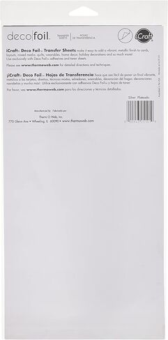 iCraft - 418561 Deco Foil Transfer Sheets, 6" x 12", Gold, 20 Piece in Kuwait