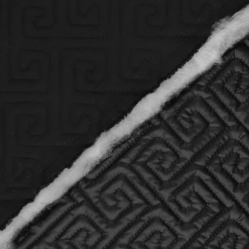 Mook Fabrics مبطن بولي دوامة W/R 5 أونصة، قطع أسود بواسطة الفناء in Saudi Arabia
