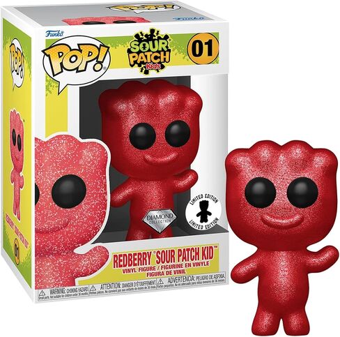 Funko Pop! Sour Patch Kids #01 Redberry Sour Patch Kid Limited Edition Diamond Collection Exclusive Vinyl Figure in Saudi Arabia