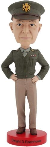 Royal Bobbles Dwight D. Eisenhower Bobblehead, Premium Polyresin Lifelike Figure, Unique Serial Number, Exquisite Detail in Saudi Arabia