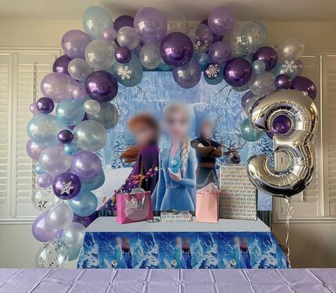 ANDXIN قطعتان من مفارش المائدة لحفلات الأميرات للفتيات وديكور حفلات الأميرات اللطيفة للفتيات ومستلزمات حفلات أعياد الميلاد غطاء طاولة بلاستيكي للاستعمال مرة واحدة مقاس 70 × 42 بوصة in Kuwait