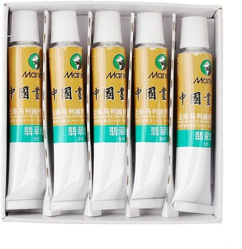 NWFashion 12ML Chinese Painting Color Tubes Watercolor Drawing 5PC/ONE LOT (793 Black) in Saudi Arabia
