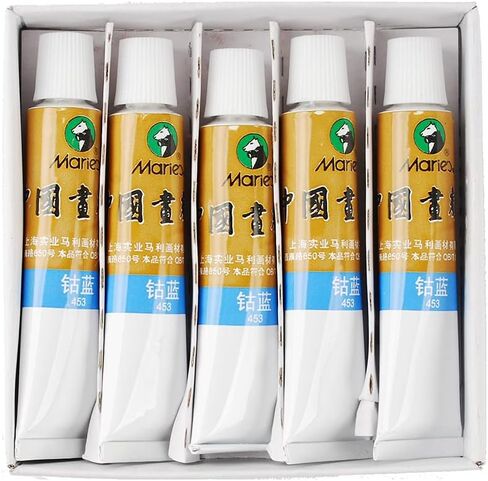 NWFashion 12ML Chinese Painting Color Tubes Watercolor Drawing 5PC/ONE LOT (793 Black) in Saudi Arabia