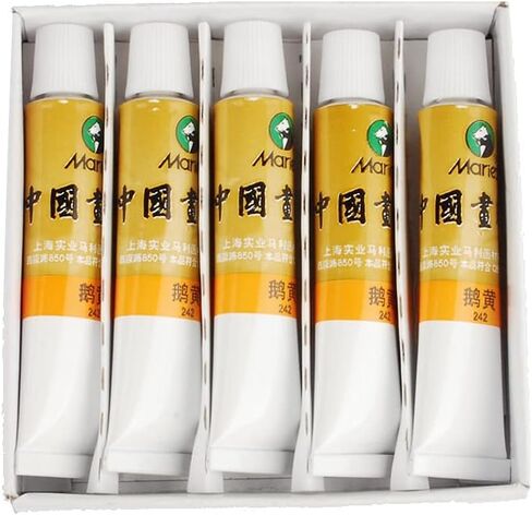 NWFashion 12ML Chinese Painting Color Tubes Watercolor Drawing 5PC/ONE LOT (793 Black) in Saudi Arabia