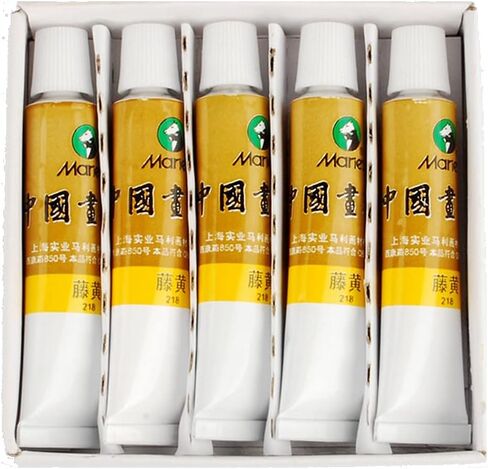 NWFashion 12ML Chinese Painting Color Tubes Watercolor Drawing 5PC/ONE LOT (793 Black) in Saudi Arabia