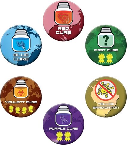 توسيع لعبة الوباء في المختبر | العائلة، الإستراتيجية، لعبة اللوحة التعاونية | الأعمار 8+ | من 1 إلى 6 لاعبين | متوسط ​​وقت اللعب 45 دقيقة | من إنتاج شركة Z-Man Games in Kuwait