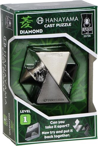 ألغاز إثارة عقلية من المعدن المصبوب Diamond Hanayama _ تصميم جديد 2017 _ تصنيف صعوبة المستوى 1 in Kuwait