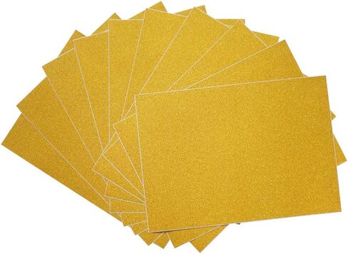 Qililandiy 10 ورق A4 ورق بطاقات لامع ذهبي سميك ورق لامع لامع لصنع البطاقات DIY سكرابوكينغ الحرف الفنية حفلات الزفاف وأعياد الميلاد، ديكورات الحفلات (جانب واحد) in Kuwait