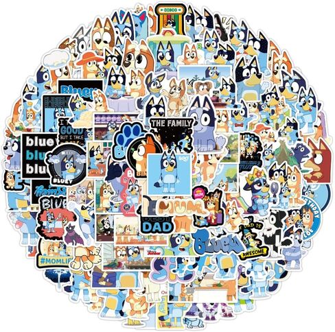 100PC Cute Cartoon Stickers Vinyl Waterproof Decals Party Favors for Kids Cute Kawaii Stickers for Water Bottles Bikes Luggage Computer Skateboard Car Motorcycle in Kuwait