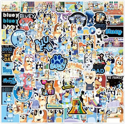 100PC Cute Cartoon Stickers Vinyl Waterproof Decals Party Favors for Kids Cute Kawaii Stickers for Water Bottles Bikes Luggage Computer Skateboard Car Motorcycle in Kuwait