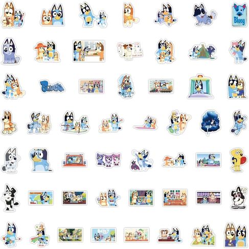100PC Cute Cartoon Stickers Vinyl Waterproof Decals Party Favors for Kids Cute Kawaii Stickers for Water Bottles Bikes Luggage Computer Skateboard Car Motorcycle in Kuwait