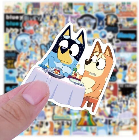 100PC Cute Cartoon Stickers Vinyl Waterproof Decals Party Favors for Kids Cute Kawaii Stickers for Water Bottles Bikes Luggage Computer Skateboard Car Motorcycle in Kuwait