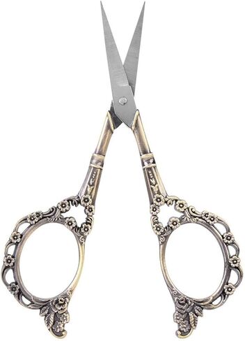 مقص زهر البرقوق الكلاسيكي الكلاسيكي على شكل زهرة التطريز والتطريز مقص خياط من الفولاذ المقاوم للصدأ (اللون #1) in Kuwait