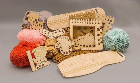 Knit-Chek for Knitting Needle, Knitting Needle Gauge, Knitting Ruler, Swatch Ruler 2-10mm Knitting Scale in Kuwait