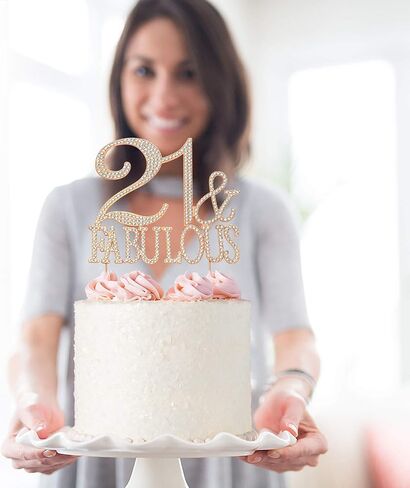 30 حجر الراين العلوي للكيك - أحجار الراين الكريستالية الفاخرة - مونوجرام رقم 30 - عيد الميلاد أو الذكرى السنوية in Kuwait