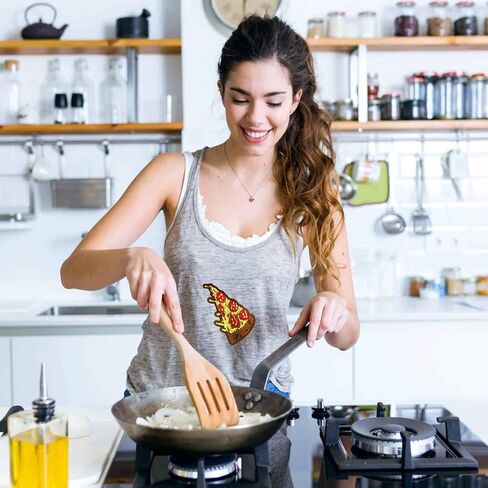 رقع تطريز على شكل بيتزا من زد زد اكس ال ال ار او، رقع خياطة مطرزة بنمط الطعام للملابس والحقائب والجاكيتات والجينز والاكسسوارات والحرف اليدوية، 12 قطعة in Kuwait