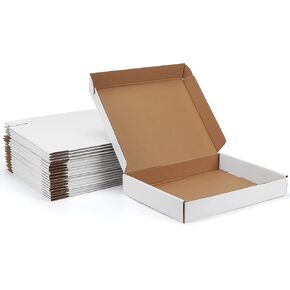 مجموعة علب هدايا EYMPEU مقاس 12x9x4 بوصة مكونة من 20 صندوقًا من الورق المقوى المموج الأحمر مع أغطية، وتغليف هدايا عيد الميلاد، والأعمال التجارية الصغيرة، والأدب، والبريد in Kuwait