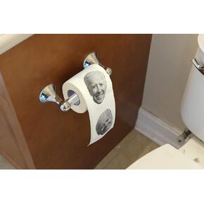 SummitLink Joe Biden Toilet Paper Tissue Napkin Prank Fun Birthday Party Novelty Gift Idea (A-1Roll)