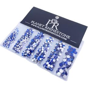 Planet Rhinestone | AB Flatback Round Glass Rhinestones | SS6 SS10 SS12 SS16 SS20 SS30