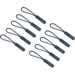 PATIKIL Zipper Pulls Extension Handle Cord, 15 Pack Finger Use Plastic Cylindrical Head Tab Tag Extender for Luggage Backpacks, Fluorescent Green