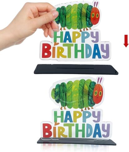 الكرتون جائع جدا ليتل جرين كاتربيلر عيد ميلاد سعيد الجدول المركزية الجدول القبعات العالية الحشرات موضوع الديكور لصبي فتاة 1 عيد ميلاد حزب استحمام الطفل لوازم الزينة التصوير الاكريليك in Kuwait