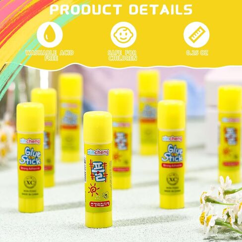 Zubebe 500 حزمة عصا الغراء 0.24 أوقية عصا الغراء البيضاء السائبة قابل للغسل عصا الغراء للحرف المنزلية المدرسة الفصول الدراسية الطلاب المعلمين الموظفين سكرابوكينغ صياغة اللوازم in Saudi Arabia