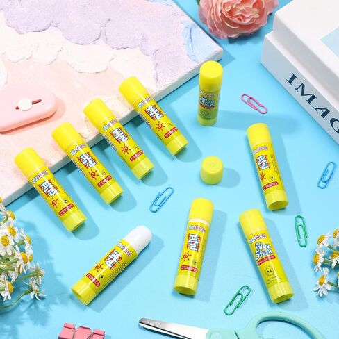 Zubebe 500 حزمة عصا الغراء 0.24 أوقية عصا الغراء البيضاء السائبة قابل للغسل عصا الغراء للحرف المنزلية المدرسة الفصول الدراسية الطلاب المعلمين الموظفين سكرابوكينغ صياغة اللوازم in Saudi Arabia