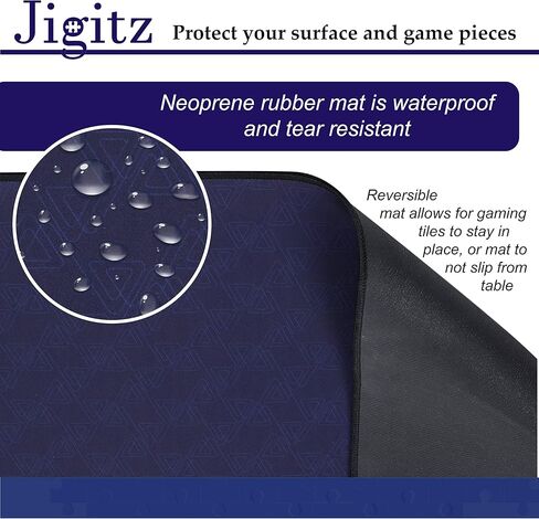 Jigitz Large Neoprene Gaming Mat 2x3ft - Board Game Mats Tabletop Neoprene Table Cover Mouse Pad Large War Gaming Mats in Kuwait