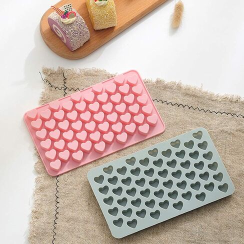 قالب صابون من السيليكون على شكل قلب، أداة صنع لوازم صناعة الصابون، قالب قلب صغير للشوكولاتة، الحلوى، الجيلي، الصمغ، تزيين الكيك، عبوتان in Kuwait