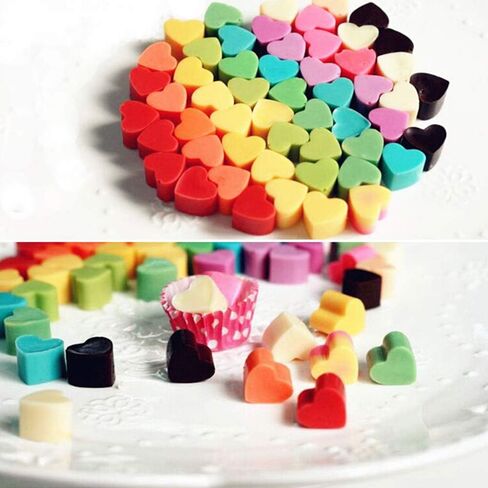 قالب صابون من السيليكون على شكل قلب، أداة صنع لوازم صناعة الصابون، قالب قلب صغير للشوكولاتة، الحلوى، الجيلي، الصمغ، تزيين الكيك، عبوتان in Kuwait