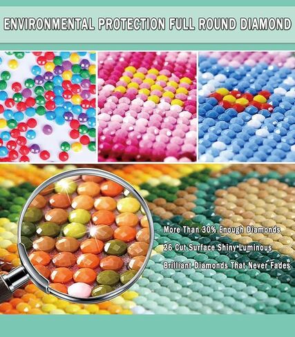 JLHATLSQ مجموعات الطلاء الماسي للبالغين، فلامنغو 5D DIY كريستال الماس الفن جولة الحفر الماس اللوحات، والطلاء مع الماس جوهرة الفن لديكور جدار المنزل 12x16 في in Kuwait