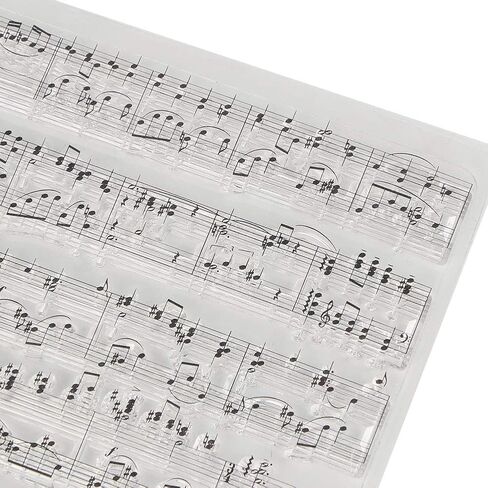 Clear Stamps DIY Account Scrapbook Transparent Music Note Theme Cling Versatile Seal Photo Album Card Making Art Decoration in Saudi Arabia
