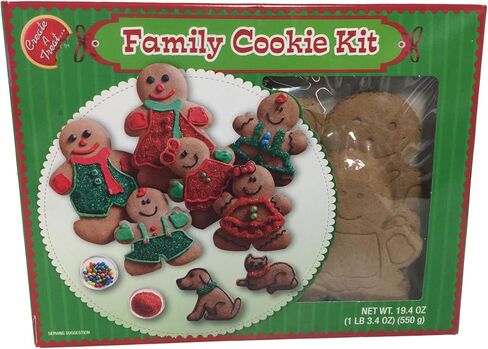 Gingerbread Family and Pets Holiday Cookie Kit in Saudi Arabia