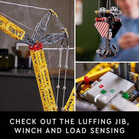 LEGO Technic Liebherr Crawler Crane LR 13000 42146 Advanced Building Kit for Adults, Build and Display a Rewarding Project, Model Crane with Incredible Details Including Winch System and Luffing Jib in Saudi Arabia