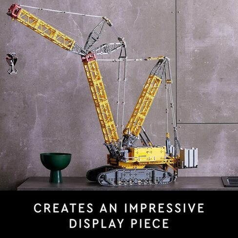 LEGO Technic Liebherr Crawler Crane LR 13000 42146 Advanced Building Kit for Adults, Build and Display a Rewarding Project, Model Crane with Incredible Details Including Winch System and Luffing Jib in Saudi Arabia