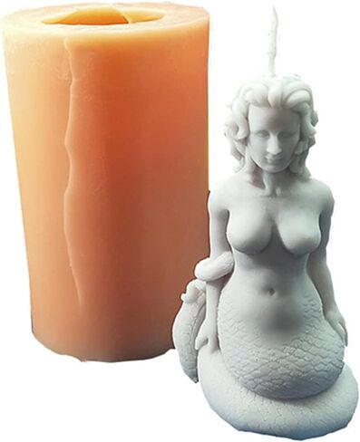 Medusa Snake Silicone Candle Molds for Candle Making,Resin Jewelry Molds,Soap Molds for Soap Making,Figure Figurine Casting Mould for DIY Jewelry Craft Making Decorations in Saudi Arabia