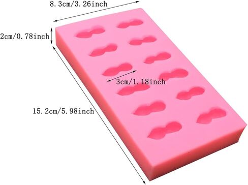 ONNPNN 12 تجويف قالب سيليكون الفول السوداني، قالب شوكولاتة مبتكر على شكل فول سوداني، قوالب راتنج على شكل فواكه صناعية ثلاثية الأبعاد، محاكاة الفول السوداني المصنوعة يدويًا من الصابون المعطر، أداة تزيين الكعك in Kuwait
