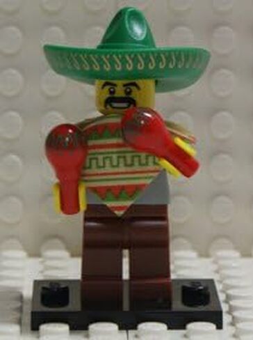 LEGO Series 2 - Minifigure Maraca Man in Saudi Arabia