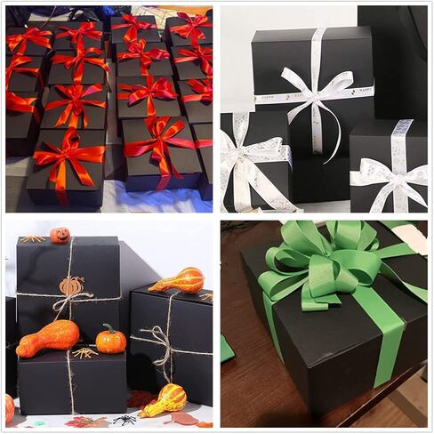 15 حزمة من علب الهدايا من الورق المقوى مع أغطية من GUIFIER، علب هدايا لوصيفات العروس من ورق الكرافت البني مقاس 8x8x4 بوصة، صندوق هدايا لوصيفات العروس مع خيط، بطاقات هدايا لاقتراح وصيفة العروس، هدية زفاف، هدية لحفلة عيد الميلاد in Kuwait