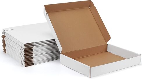 مجموعة علب هدايا EYMPEU مقاس 12x9x4 بوصة مكونة من 20 صندوقًا من الورق المقوى المموج الأحمر مع أغطية، وتغليف هدايا عيد الميلاد، والأعمال التجارية الصغيرة، والأدب، والبريد in Kuwait