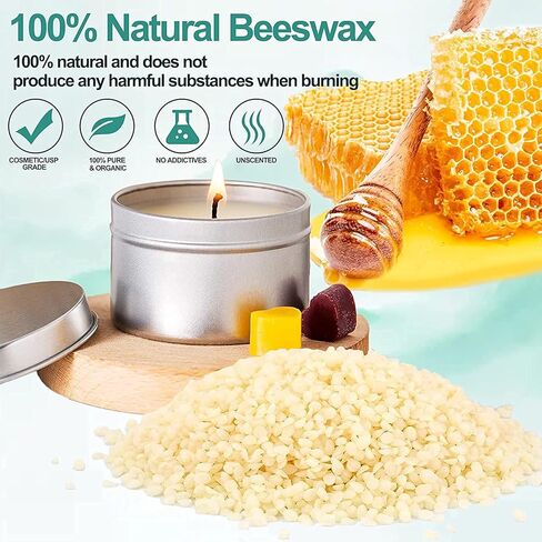 مجموعة كاملة لصنع الشموع، ومستلزمات صنع الشموع، بما في ذلك وعاء صب صناعة الشموع، وشمع العسل، وفتائل الشموع، وملصق الفتائل، وعلب الشموع، والروائح الغنية، والأصباغ، وقوالب الشموع، وحامل الفتائل والملعقة in Kuwait