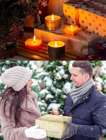 مجموعة كاملة لصنع الشموع، ومستلزمات صنع الشموع، بما في ذلك وعاء صب صناعة الشموع، وشمع العسل، وفتائل الشموع، وملصق الفتائل، وعلب الشموع، والروائح الغنية، والأصباغ، وقوالب الشموع، وحامل الفتائل والملعقة in Kuwait