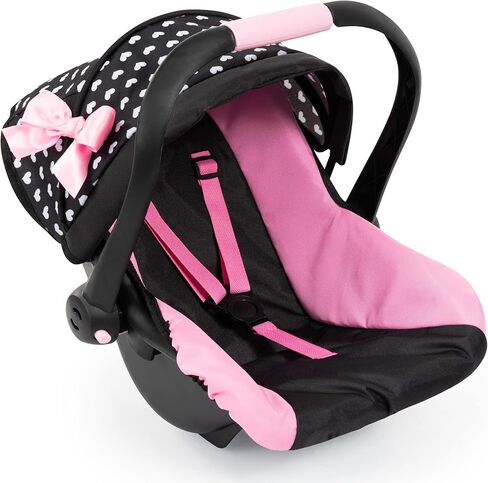 Bayer Design Doll Car Seat, Deluxe Baby Carrier for Dolls up to 18 in, Pink in Saudi Arabia