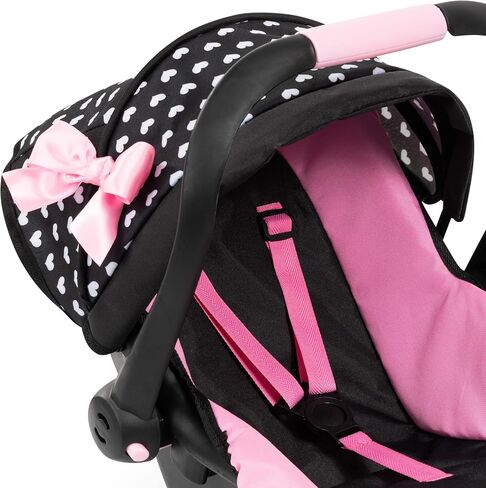 Bayer Design Doll Car Seat, Deluxe Baby Carrier for Dolls up to 18 in, Pink in Saudi Arabia
