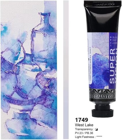 Watercolor Paint Set, Diverse Colors Layering, Attractive Art Watercolor Set, Vibrant Pigments, 3 Layering Colors for Professionals, Beginners, 15ml*3 Tube (Set A) in Kuwait