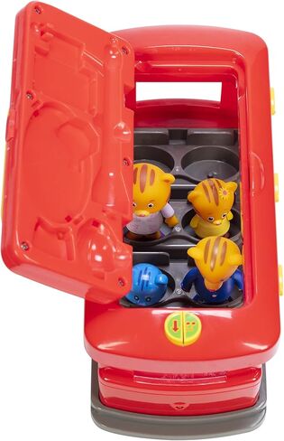 Daniel Tiger's Neighborhood Deluxe Electronic Trolley Includes 5 Family Figures with Lights, Sounds, Music & Crosswalk Accessories! [Amazon Exclusive] in Kuwait