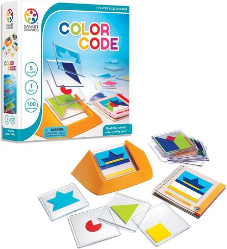 SmartGames Color Code Cognitive Skill-Building Puzzle Game Featuring 100 Challenges for Ages 5 - Adult in Saudi Arabia