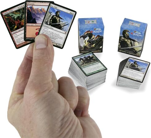 Worlds Smallest Magic: The Gathering Exclusive Collector Set Featuring Ajani VS. Nicol Bolas and Heroes VS. Monsters Duel Decks and Exclusive Playing Dice in Saudi Arabia